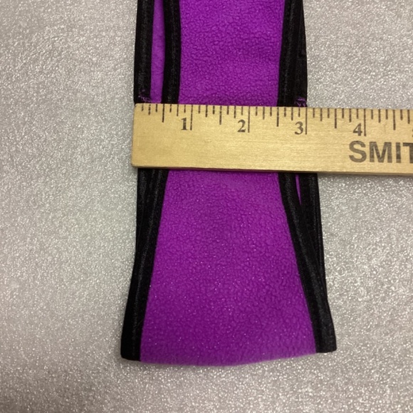 $1 Bundled * Girls Purple Silver Sparkle Fleece Headband * NWOT - Picture 5 of 7